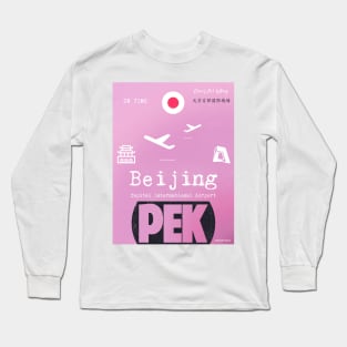 PEK Beijing airport code G-wow Long Sleeve T-Shirt